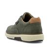 Rieker Plain Toe Laced Casual Shoe - Olive